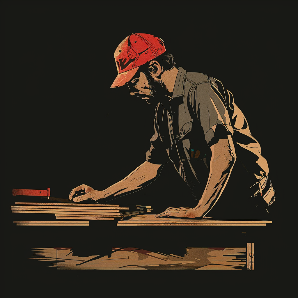 Carpenter assesses the required repairs and provides an estimate.